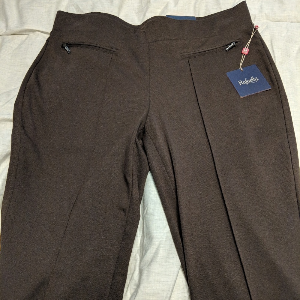 Knit Brown Dress Pants
